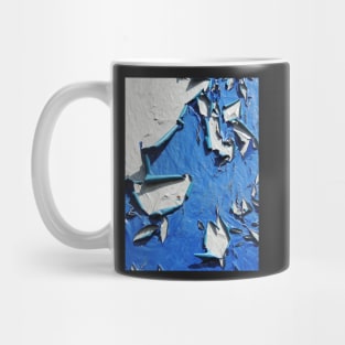 Blue-White Abstract Mug